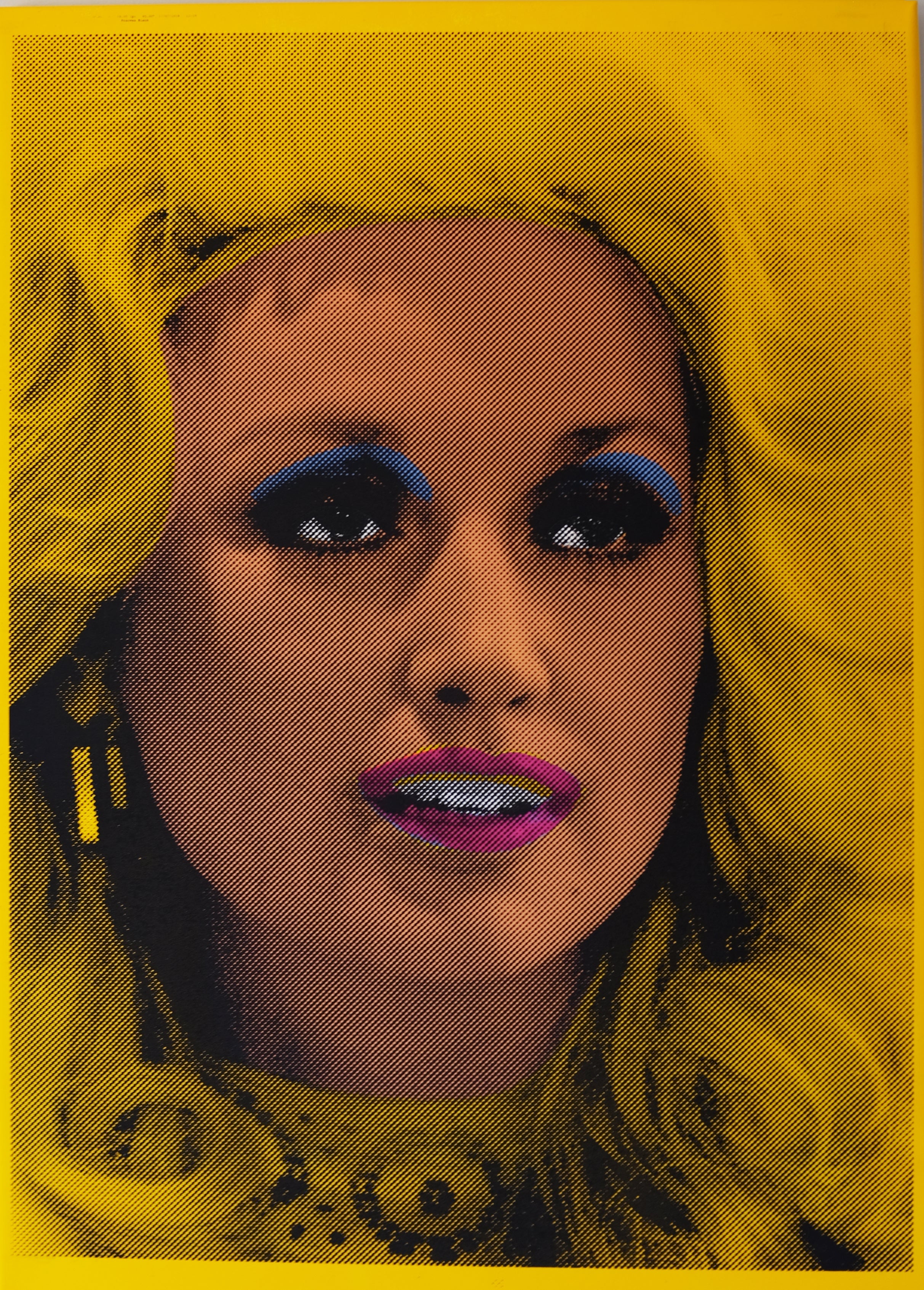 Dolly Parton screen print on canvas
